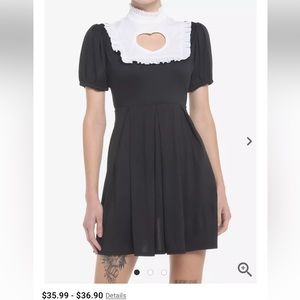 Hot Topic Sweet Society Pastel Goth Lolita Heart Cut-out dress kawaii cute